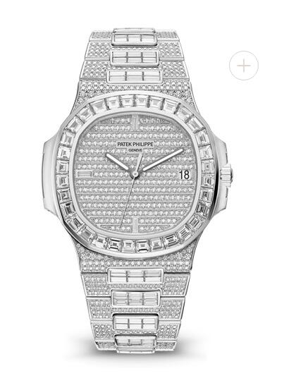Patek Philippe Nautilus 5719 White Gold Diamonds Watch 5719/10G-010